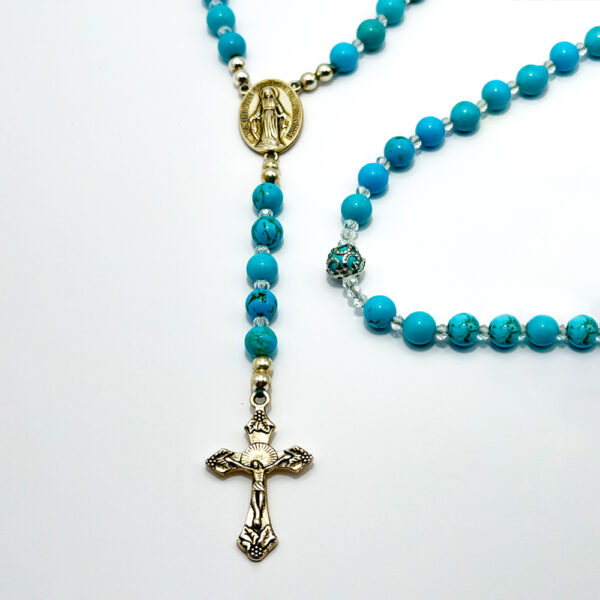 Rosario Turquesa Azul